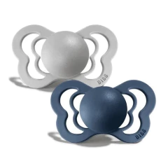 Chupetes Bib's Couture Cloud / Steel Blue (Packs x2) Talle 1 - comprar online