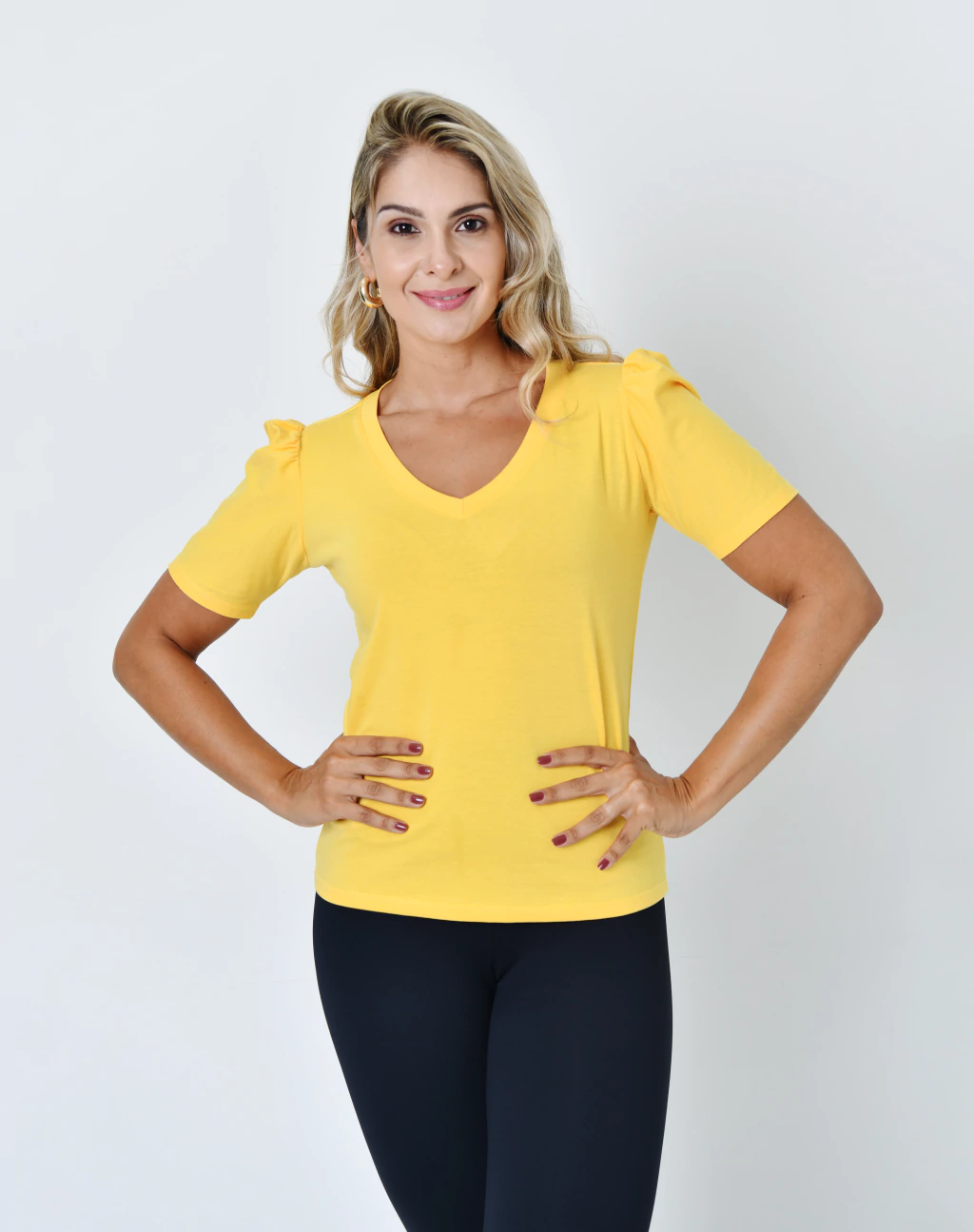 T-Shirt | Gola V | Amarela