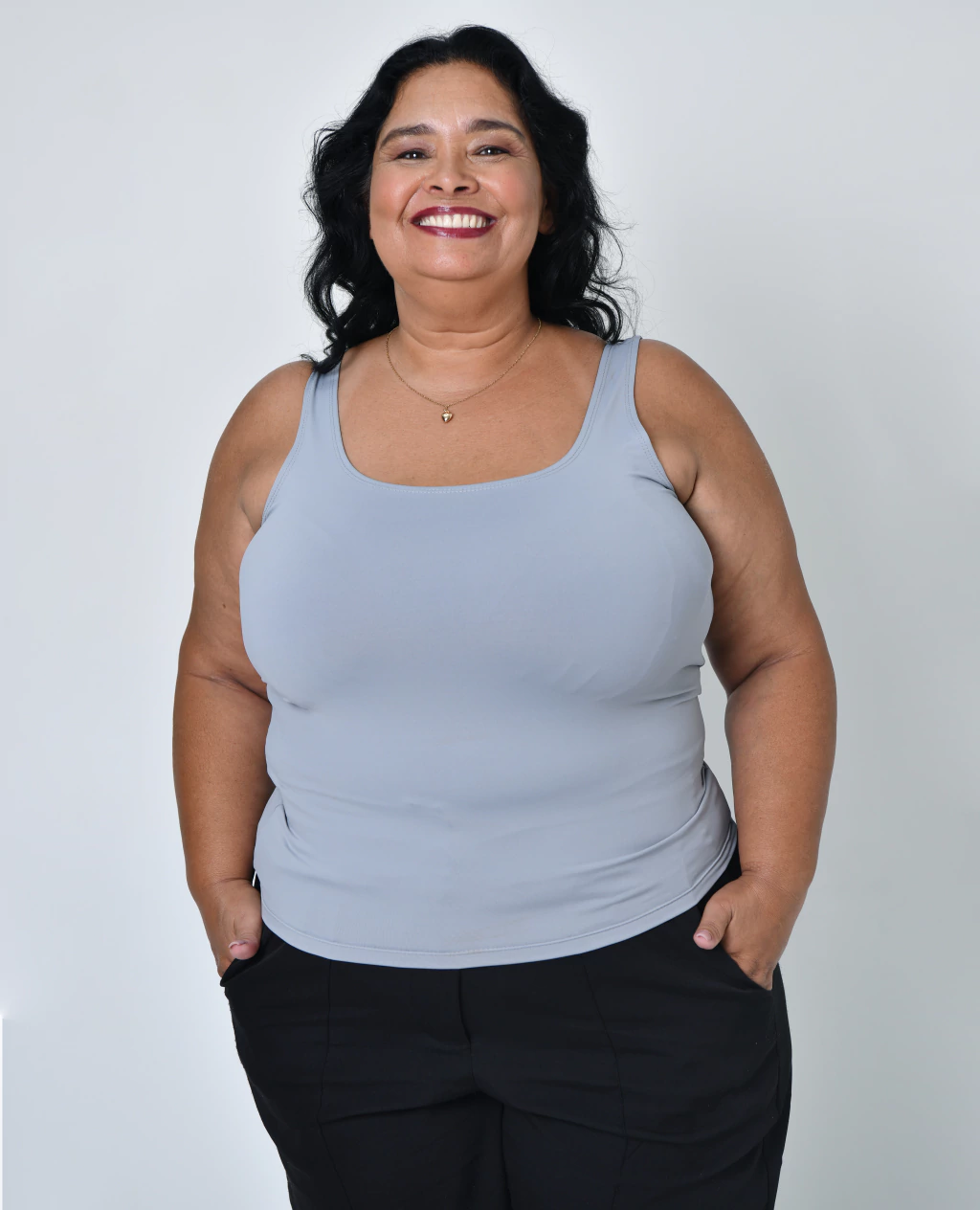 Regata PLUS SIZE - Cinza