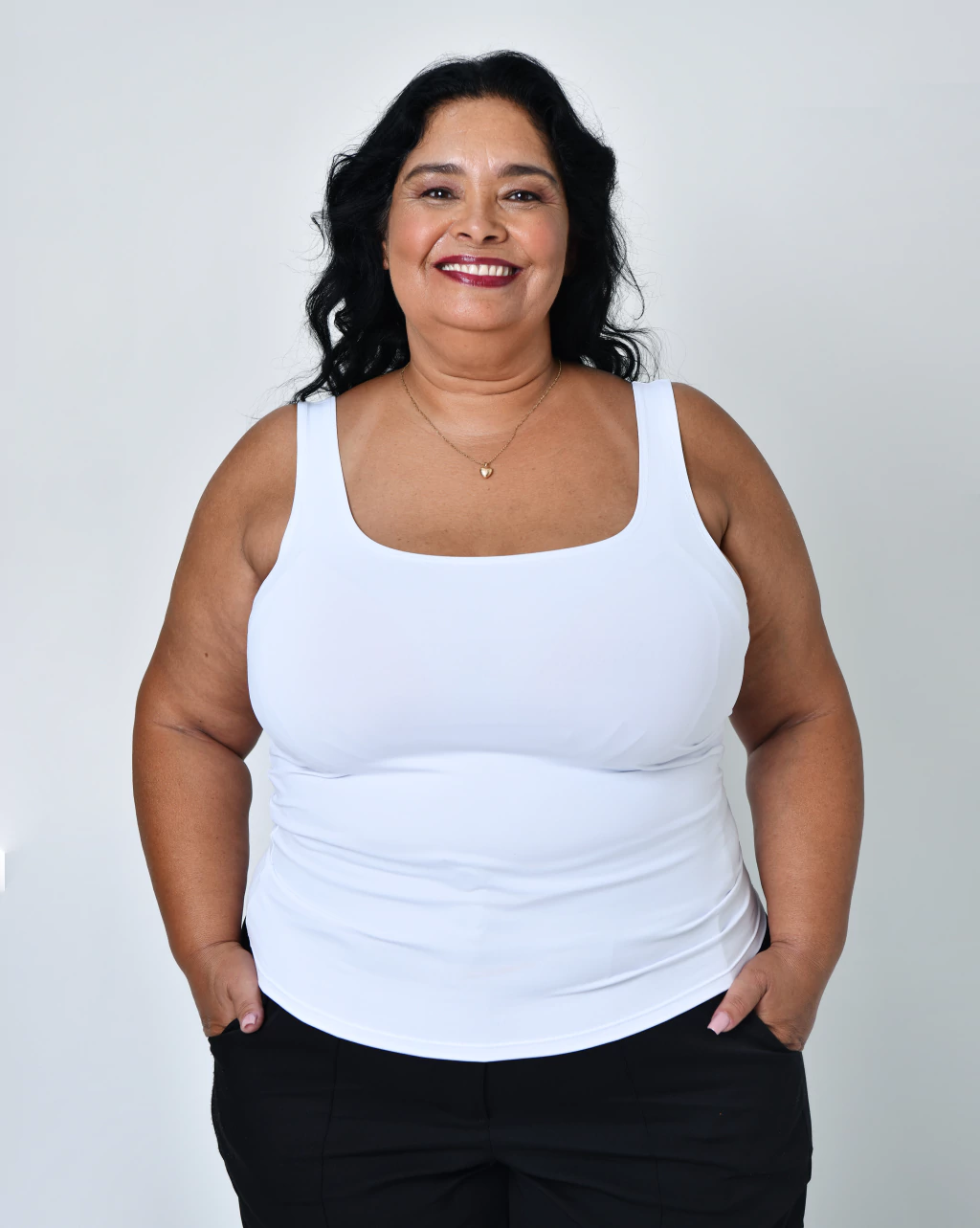 Regata PLUS SIZE - Branca