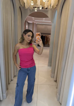 CALÇA JEANS WIE LEG CARGO 1639