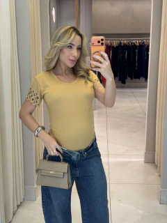 CALÇA WIDE LEG CÓS VIRADO 52172 - comprar online