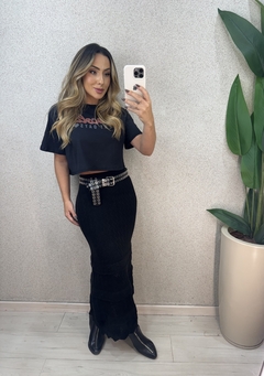 CROPPED TSHIRT ALGODÃO WESTERN na internet