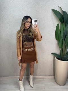 BODY TULE ESTAMPADO - loja online