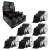 Kit 6 Rolos - aKTive Sport - 5 cm X 5 m - Cor Preto