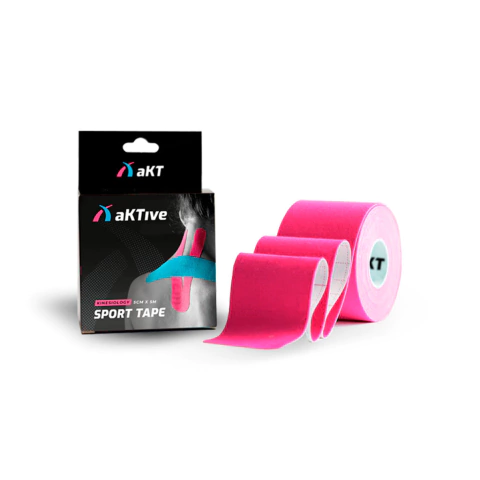 Aktive Sport Kinesiology Tape 5cm X 5m - Rosa