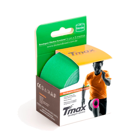 Bandagem Elástica Adesiva Tmax - Verde