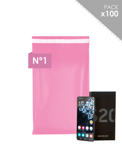 100 Sobres ecommerce rosa monocapa (20x30)