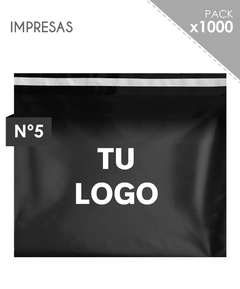 1000 Sobres personalizados (80x60) negro