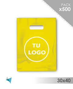 500 BOLSAS RION 30X40 PERSONALIZADAS (VARIOS COLORES) - comprar online