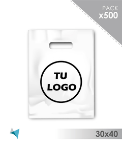500 BOLSAS RION 30X40 PERSONALIZADAS (VARIOS COLORES) en internet