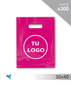 300 BOLSAS RION 30X40 PERSONALIZADAS (varios colores) en internet