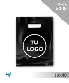 300 BOLSAS RION 30X40 PERSONALIZADAS (varios colores) - PackFly