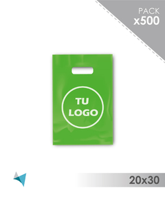 Imagen de 500 Bolsas rin 20x30 personalizadas (varios colores)