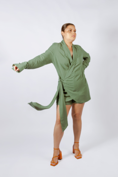 Blazer blusa verde