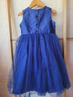 Vestido azul de fiesta IMPORTADO - 6/7A - comprar online