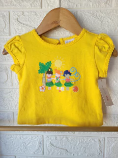 NUEVO | Remera estampa WONDER NATION - 6M