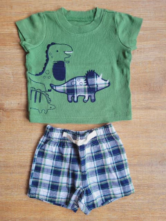 NUEVO | Conjunto remera y short CARTER'S - 3M