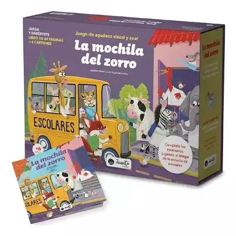 Mochila Del Zorro (libro De 24 Pegatinas + 6 Cartones)