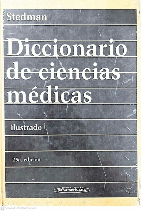 Diccionario de Ciencias Médicas Ilustrado - Stedman - 25 ed. - USADO