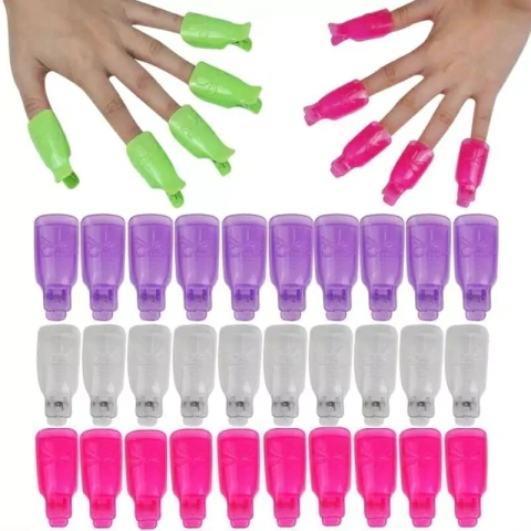 CAPUCHON PARA REMOVER UÑAS ESCULPIDAS CITY GIRL x10