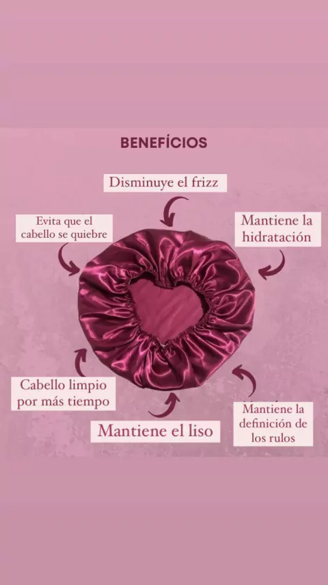 GORRO RASO TIPO SATEN O SEDA ANTIFRIZZ DORMIR RULOS CURLY