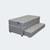 Sommier Cama Marinera Monet Silver (sup. 90x190 inf. 80x180) - comprar online