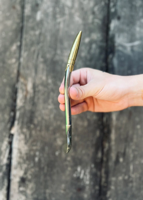 BOMBILLON PICO DE REY ALPACA Y BRONCE