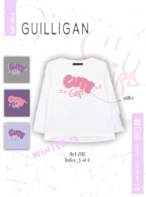 REMERA CUTE GIRLS