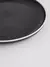 Set x 6 Plato Postre Porcelana Aster Negro - EL CHOIKE FABRICA