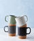 Mug Gris Cerámica + Base Corcho 190 ml