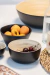 Bowl bambu 14cm Negro