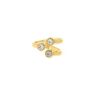 Anel Dourado Shine Regulável Lidia