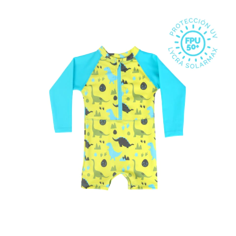 Enterito de Lycra con protección UV Dinosaurios