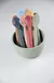 Cucharas silicona - Mellow Yellow / Podwer Grey - tienda online