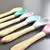 Cucharas de bambú y silicona - Aqua Green Yellow en internet