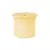 Vaso de silicona 3 en 1 | Con sorbete y tapa para snacks - Amarillo - comprar online