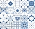 Azulejos autoadhesivos BERLIN BLUE ESMALTADOS