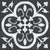 Azulejos autoadhesivos laminados FLOWER DARK