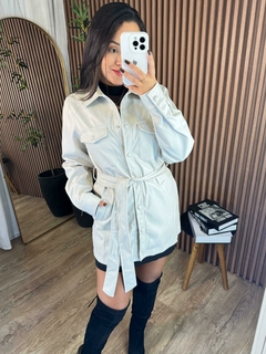 Imagem do PARKA COURO MARINA - COD 13178