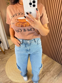 CALÇA WIDE LEG CARGO SOL - COD 12678 - loja online