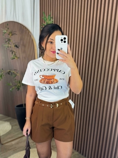 T-SHIRT CAPUCCINO - COD 12558 - comprar online