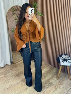 Imagem do CALÇA FLARE COURINO TATIANA - COD 13278
