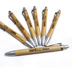 Imagen de 25 Boligrafos de Madera Bamboo