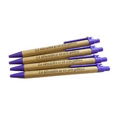 100 Boligrafos Modelo Ecologico TN - comprar online
