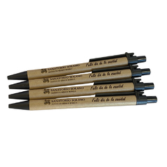 100 Boligrafos Modelo Ecologico TN - Lemase Regalos
