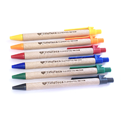 10 Boligrafos Modelo Ecologico TN
