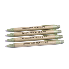 50 Boligrafos Ecologicos Pastel - tienda online