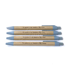 50 Boligrafos Ecologicos Pastel - tienda online