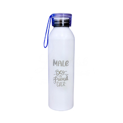 BOTELLA ALU BLANCA AZUL - comprar online